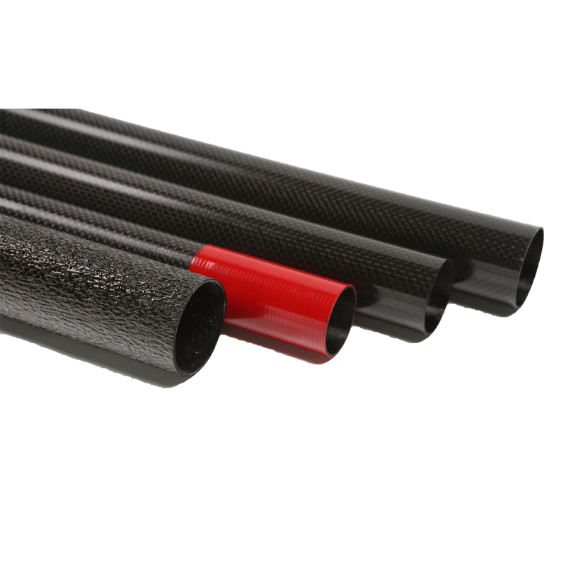 3K clear coating carbon fiber tube